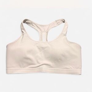 Women's White Adjustable Sports Bra